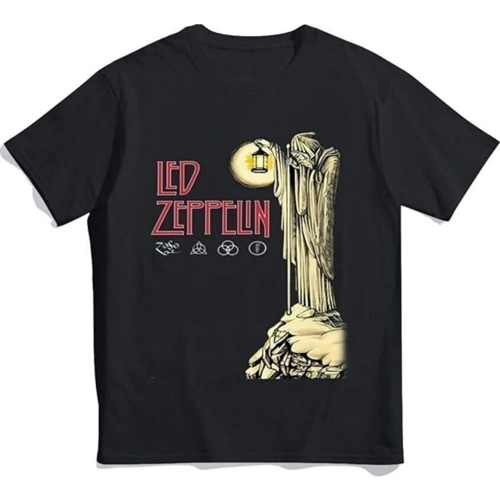 Led Zeppelin Retro Rock Tours Classic Band Fan Unisex T-Shirt